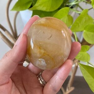 Golden Healer Palm Stone